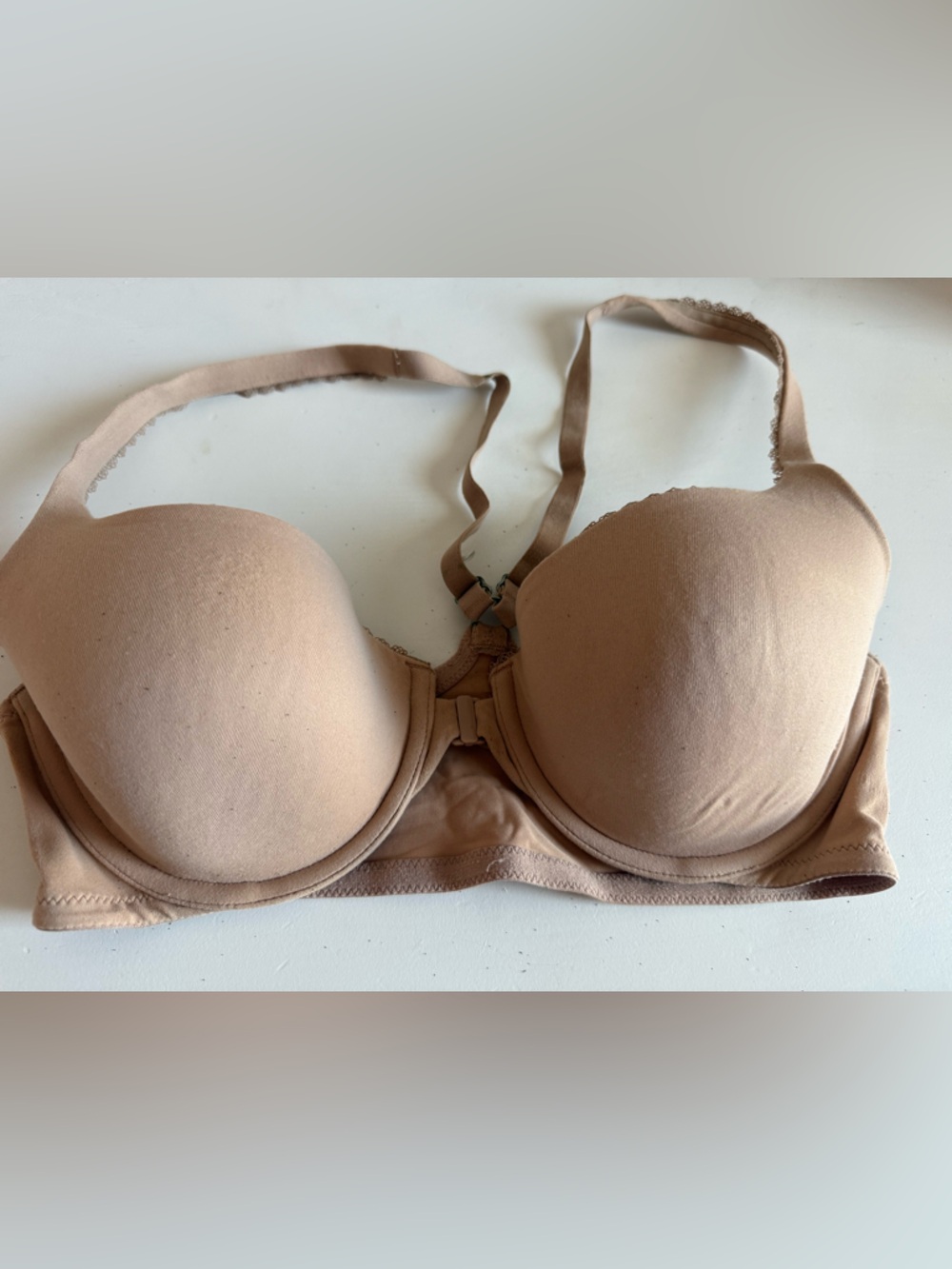 Victoria's Secret Tan Racerback Bra 34D